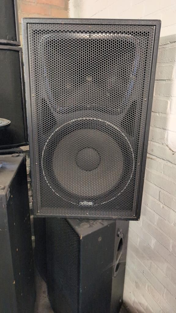 JB Systems Vibe-15 top speakers, Ophalen, Gebruikt