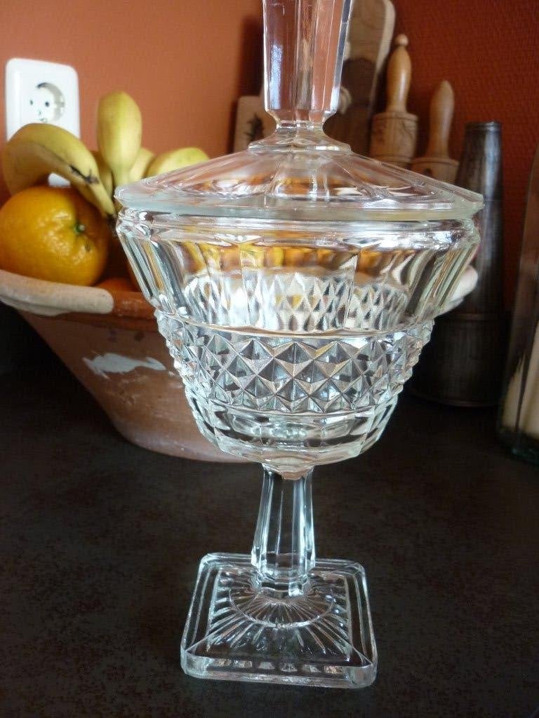 Antieke mooie grote bonbon pot., Verzenden
