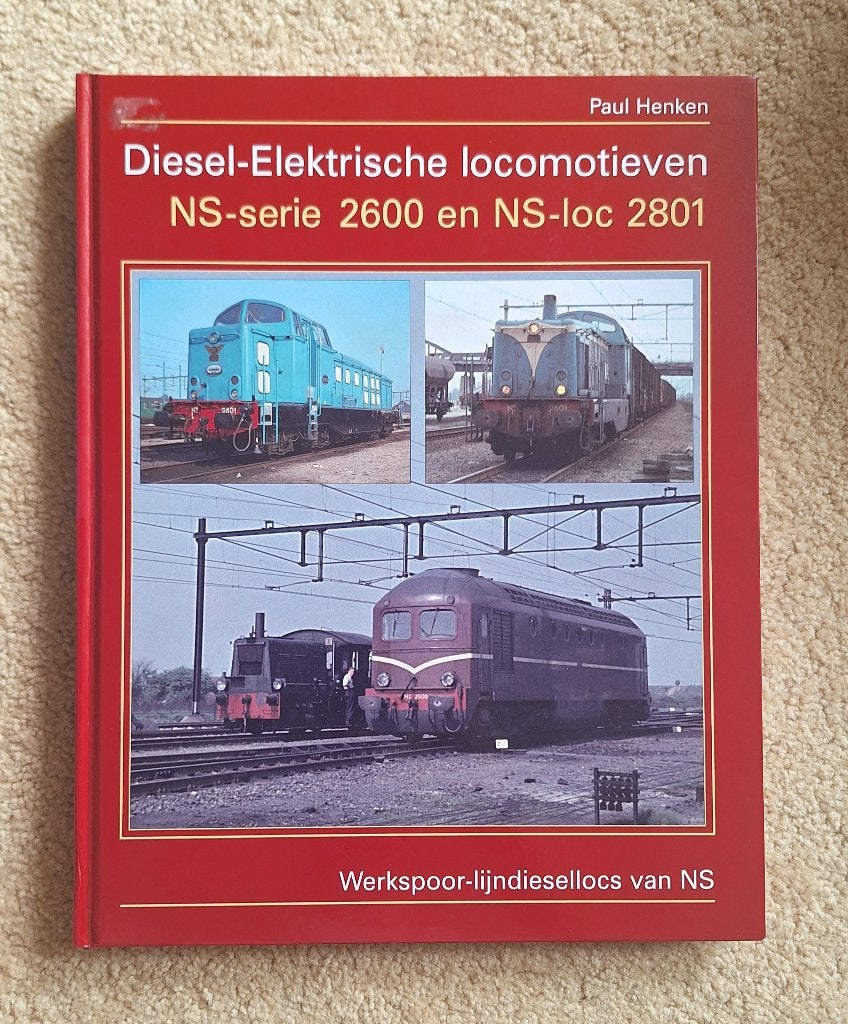 Diesel-Elektrische locomotieven NS-serie 2600 en 2801, Ophalen of Verzenden, Zo goed als nieuw, Trein, Boek of Tijdschrift