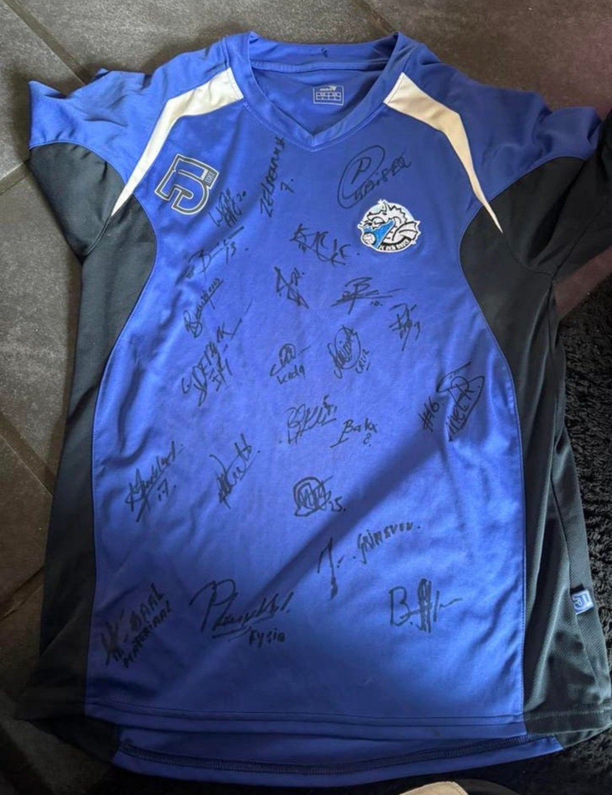 Gesigneerd Blauw fc den bosch  shirt - 2010/2011, Kleding | Heren, Blauw, Overige maten, Ophalen of Verzenden, Zo goed als nieuw