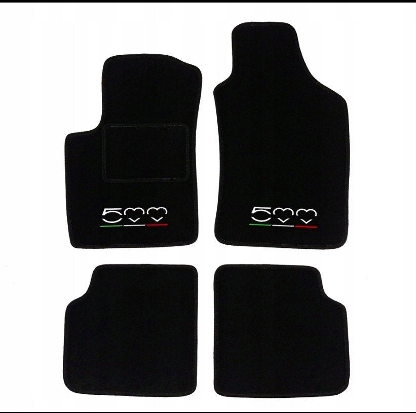 Nieuwe mattenset voor Fiat 500 (2007 - 2020) – Luxe uitstral, Ophalen of Verzenden, Nieuw