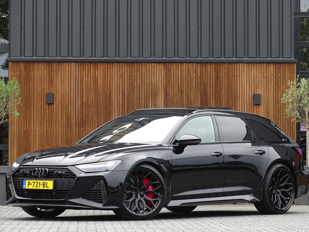 Audi RS6 V8T 601PK Quattro / Ceramic / B&O / carbon / Laser, Auto's, Automaat, Gebruikt, RS6, Leder