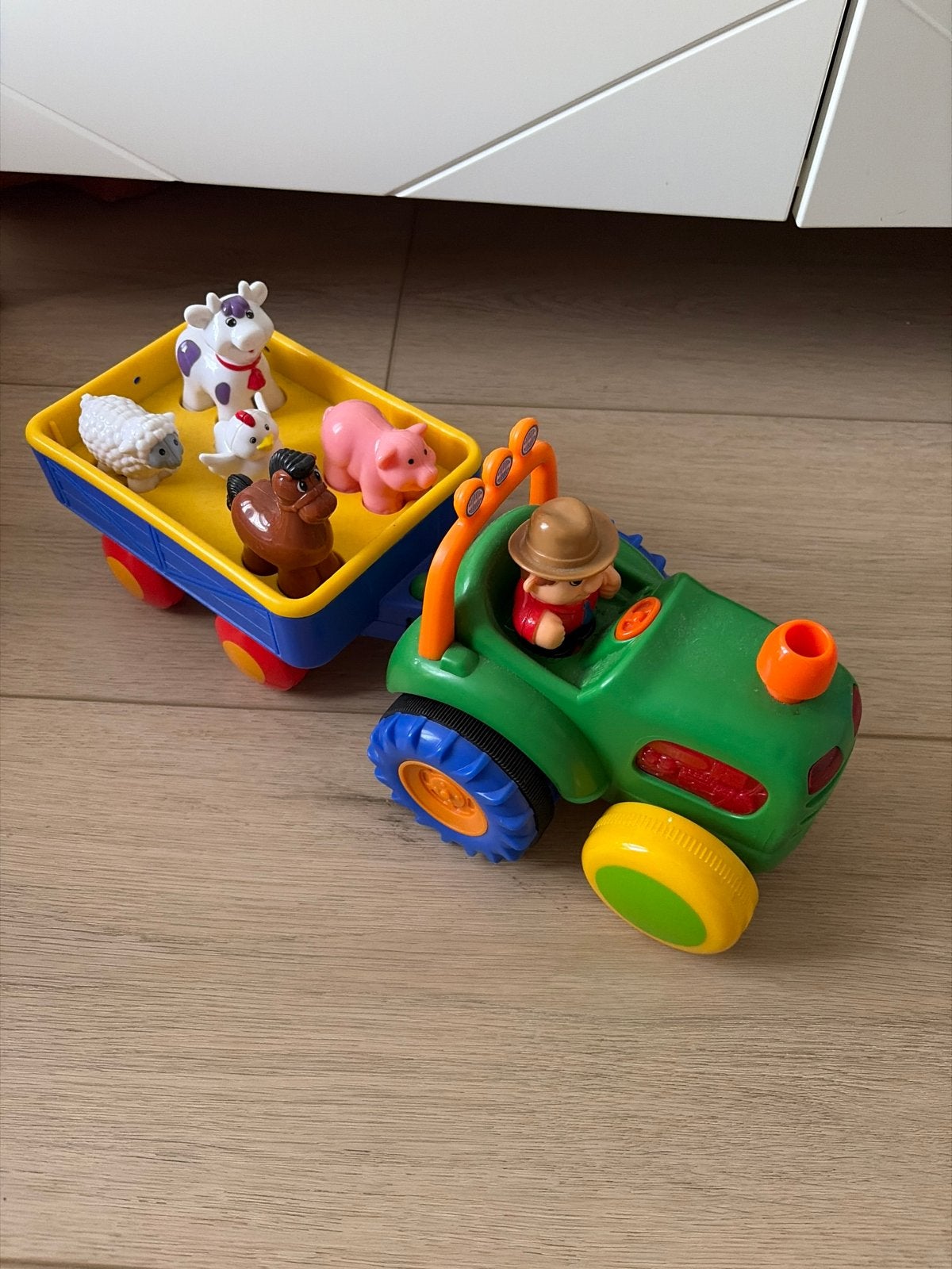 Boerderij tractor met dieren speelgoed, Ophalen, Gebruikt