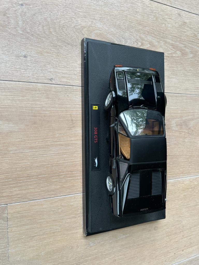 Ferrari 308 GTS modelauto - Zwart, Zo goed als nieuw, Ophalen of Verzenden, Zo goed als nieuw, Auto, Overige merken