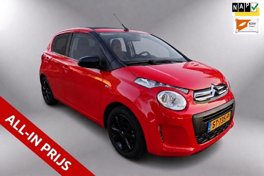 12 mnd EU garantie incl Citroën C1 1.0  Airscape Feel Cabrio, Auto's, Voorwielaandrijving, Euro 6, 4 stoelen, C1