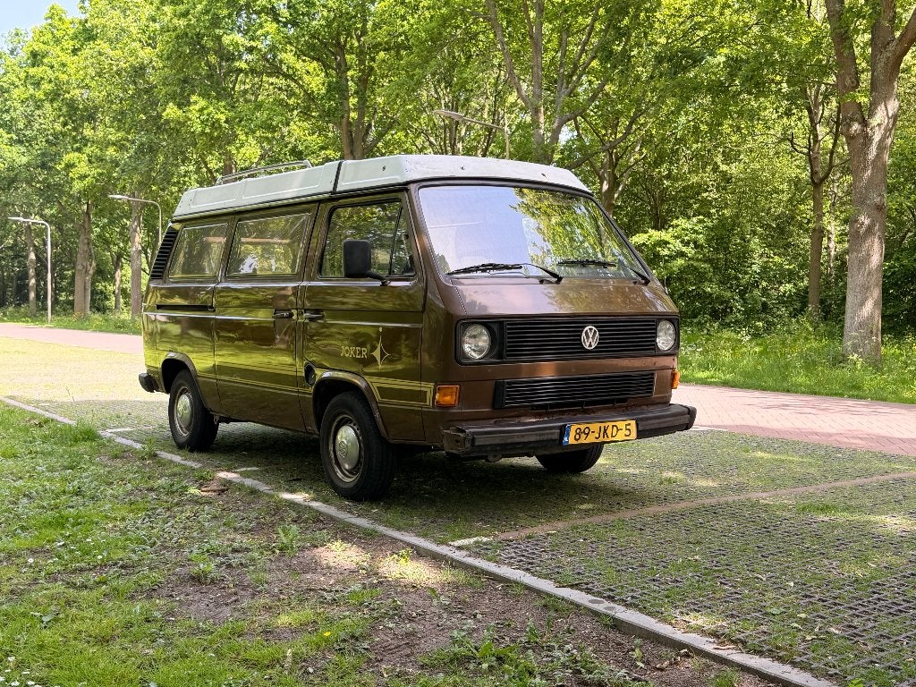 Volkswagen Kampeerauto 1982 Bruin, Auto's, Voorwielaandrijving, Trekhaak, 1610 kg, Overige carrosserieën