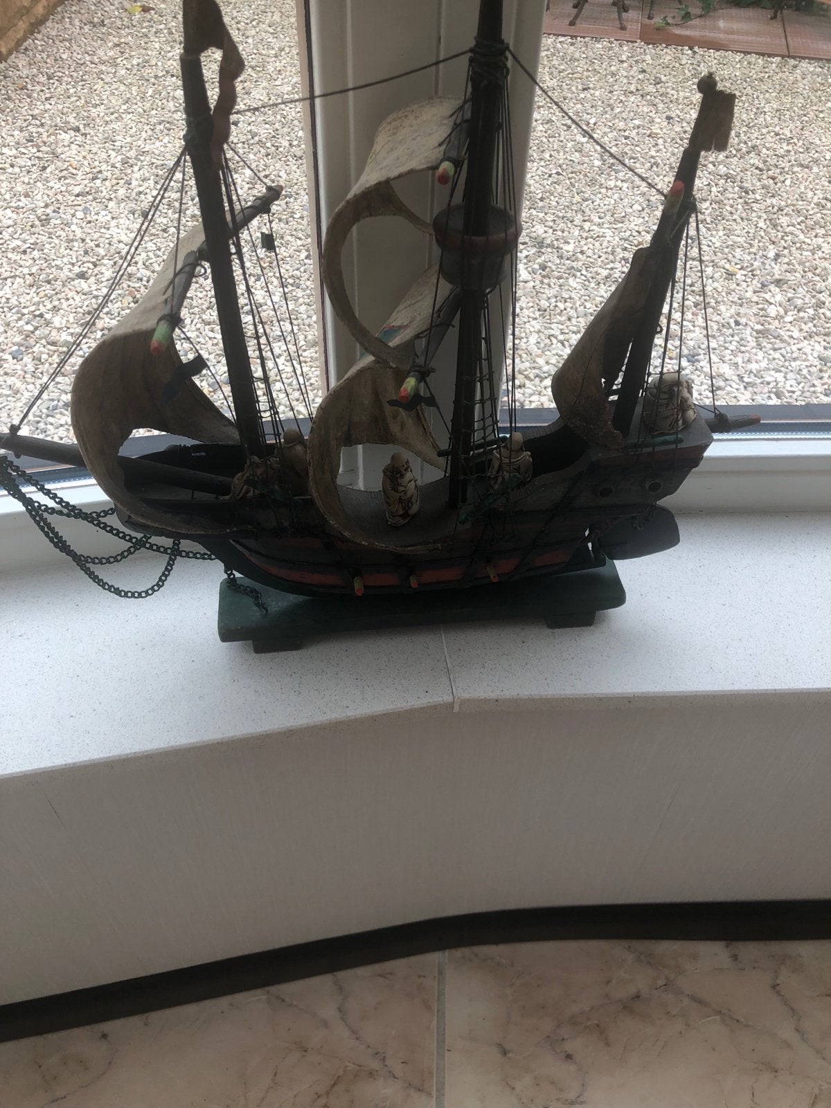 Decoratief Scheepsmodel - Vintage Zeilschip, Ophalen of Verzenden, Gebruikt, Groter dan 1:32, Overige merken