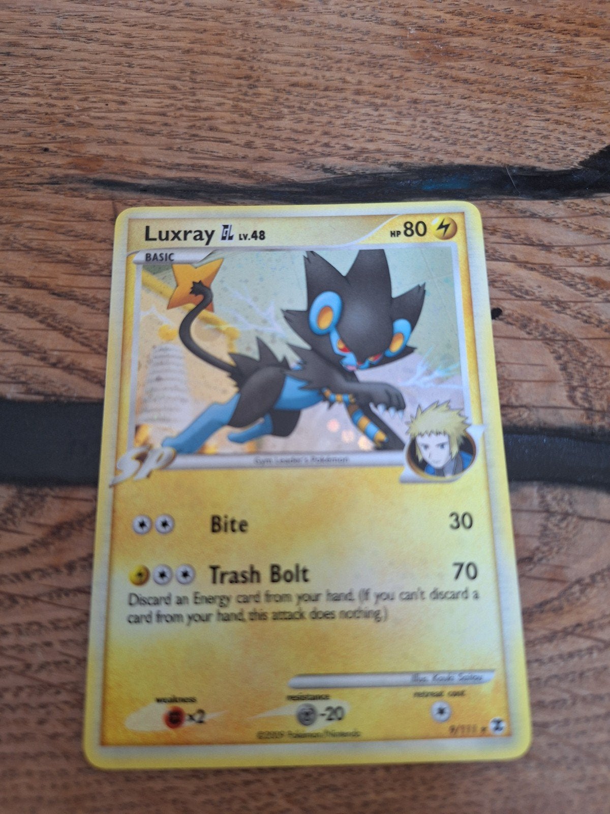 Pokémon Luxray GL Lv 48 9/111 HOLO, Ophalen of Verzenden, Zo goed als nieuw, Losse kaart, Foil