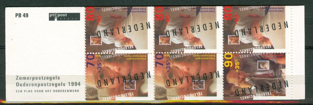 Ned. NVPH PB 49 Zomerzegels 1994, Postzegels en Munten, Postzegels | Nederland, Ophalen of Verzenden, Na 1940, Postfris
