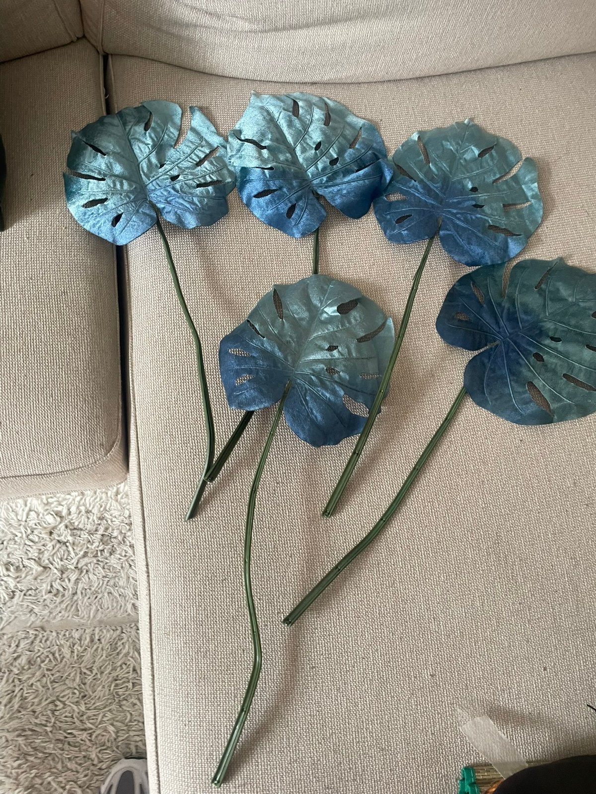 Kunstbloemen siertakken sier bloemen takken monstera plant, Huis en Inrichting, Woonaccessoires | Kunstplanten en Kunstbloemen