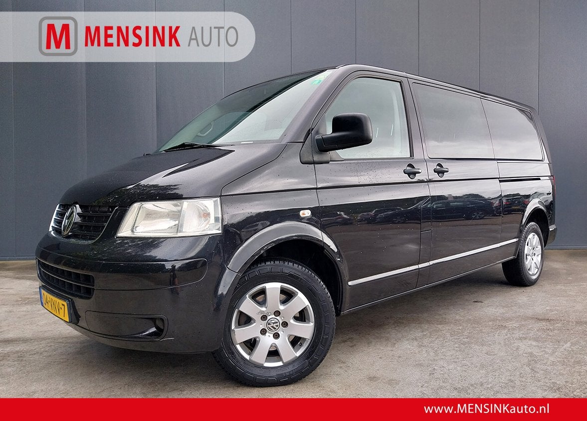 Volkswagen Transporter 2.5 TDI AUTOMAAT 2X SD DUBBELE CABINE, Auto's, Dealer onderhouden, Gebruikt, Volkswagen, 2020 kg