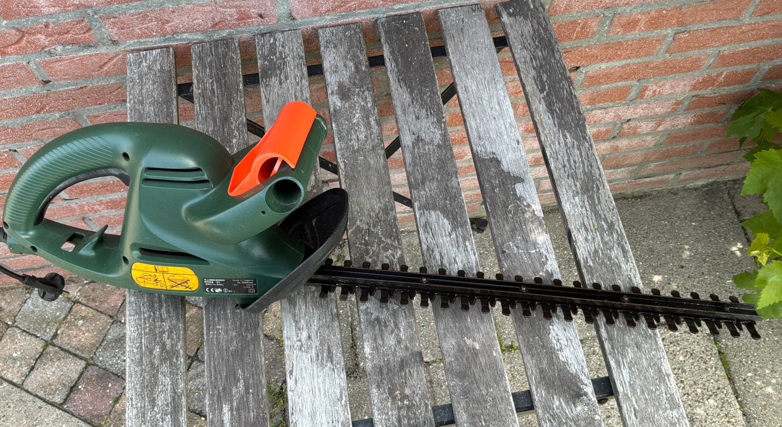 Elektrische Heggenschaar, Tuin en Terras, Heggenscharen, Ophalen, Gebruikt, Elektrisch