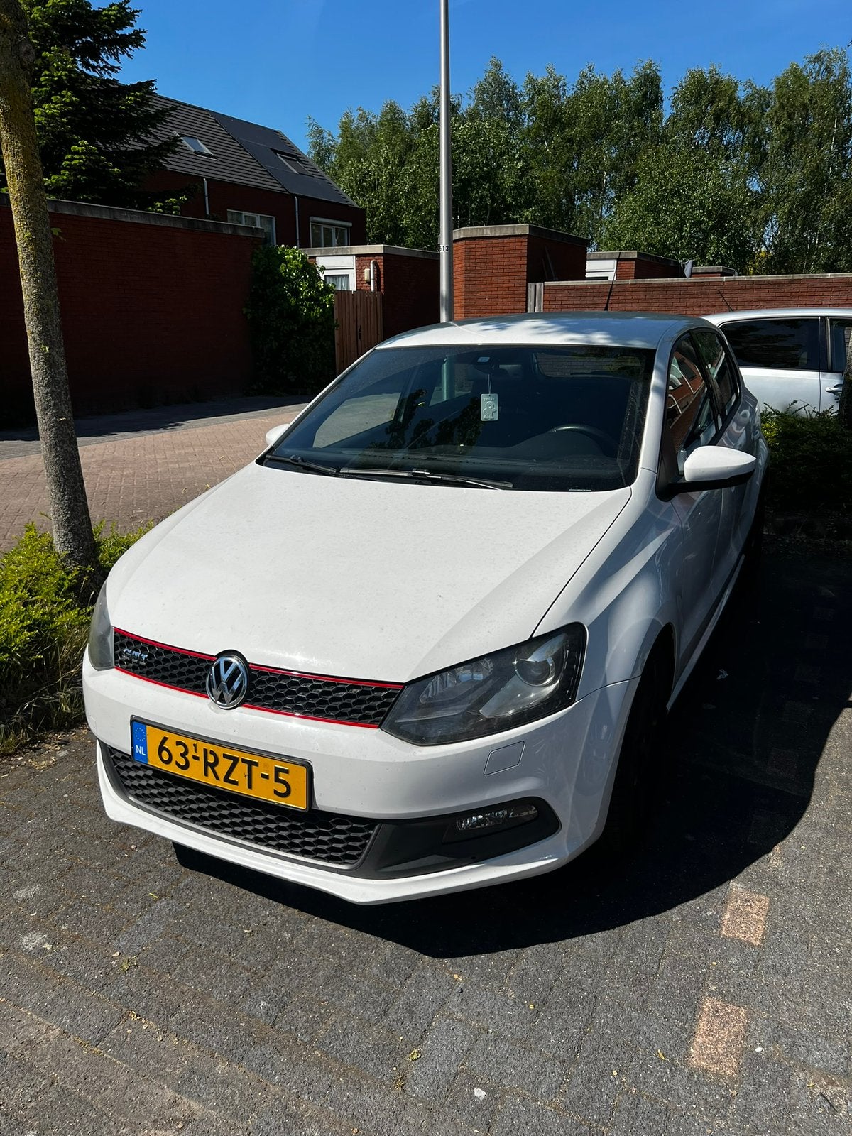 Volkswagen Polo 1.4 TSI 132KW DSG 2011 Wit, Auto's, Volkswagen, Stof, 1169 kg, Zwart, 179 pk