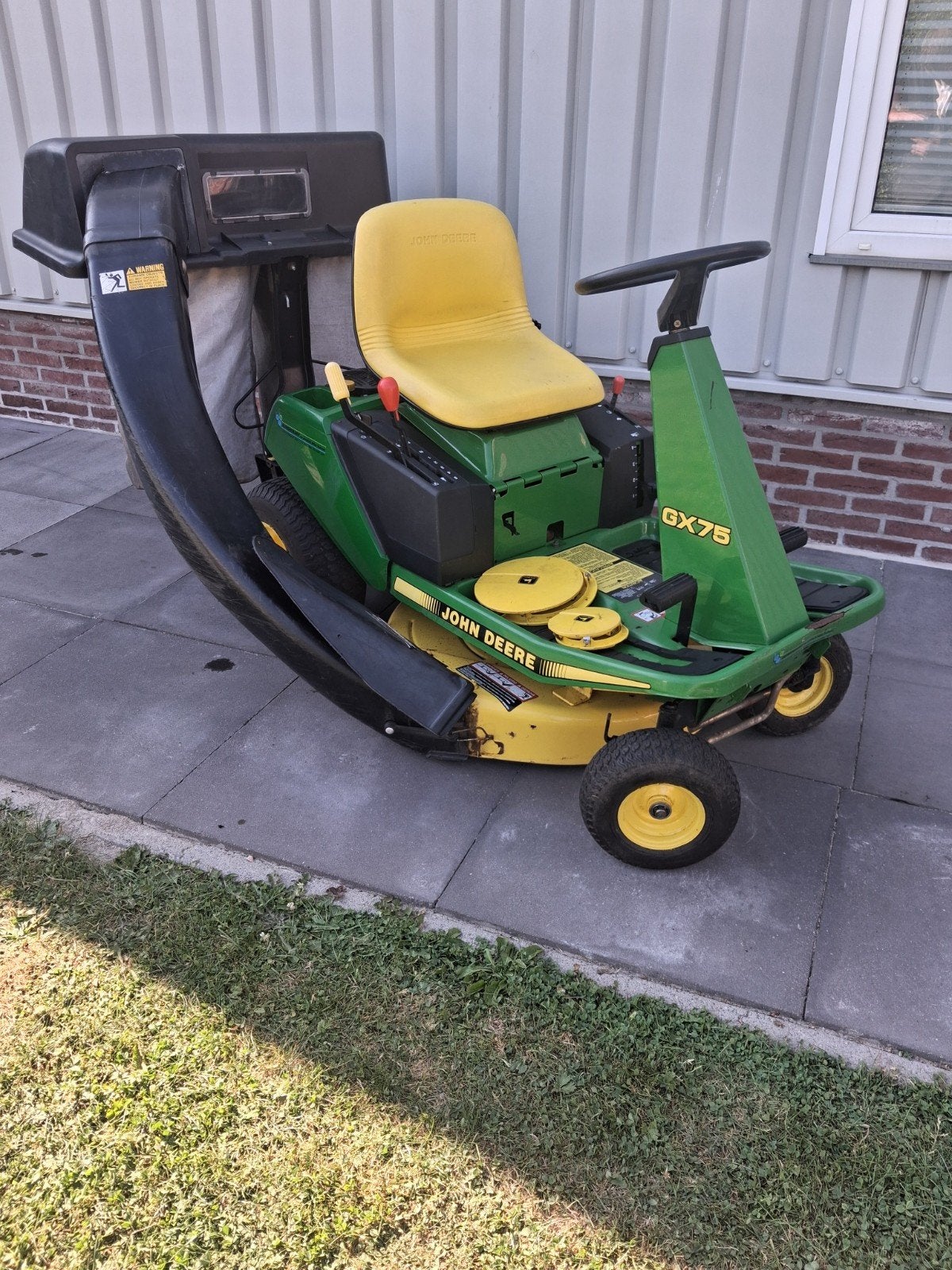 John Deere RIDER GX75 9pk OHV Kawasaki!, John Deere, 50 cm of meer, John Deere, John Deere