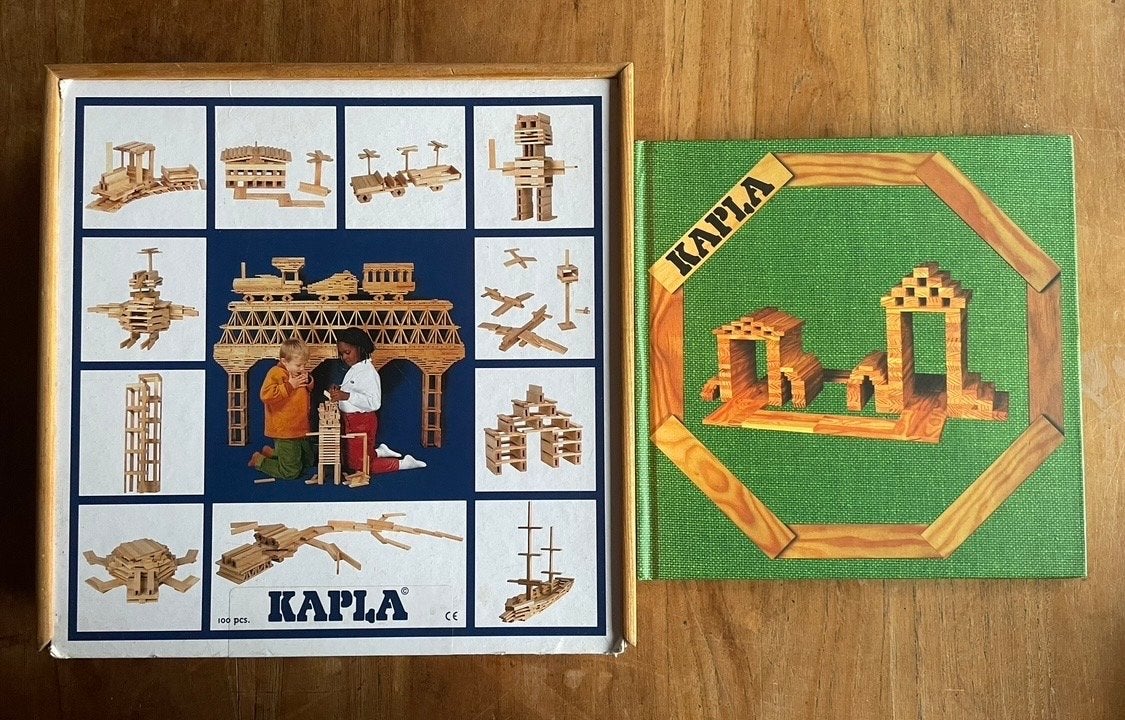 KAPLA 100-delige bouwset met boek nr3, Kinderen en Baby's, Ophalen of Verzenden, Zo goed als nieuw, Overige merken