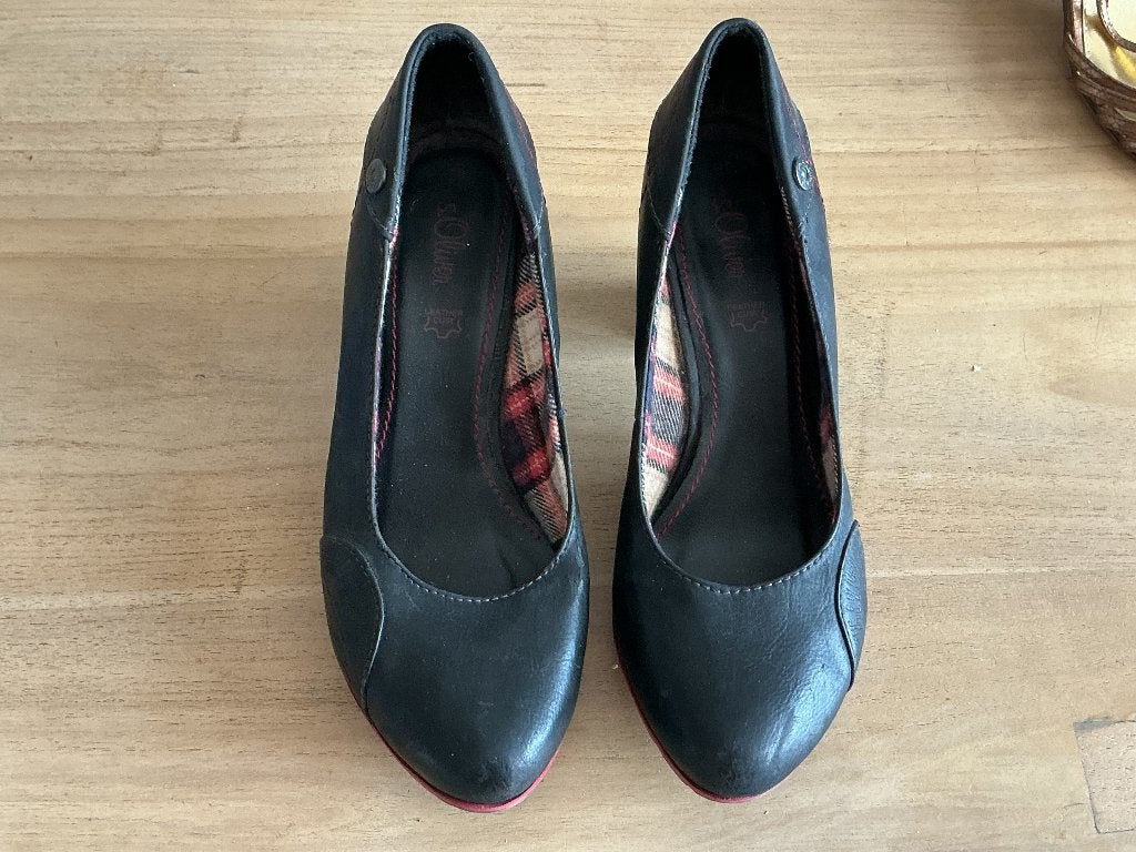 S Oliver Pumps 38, Kleding | Dames, Pumps, Zwart, Ophalen of Verzenden, S Oliver