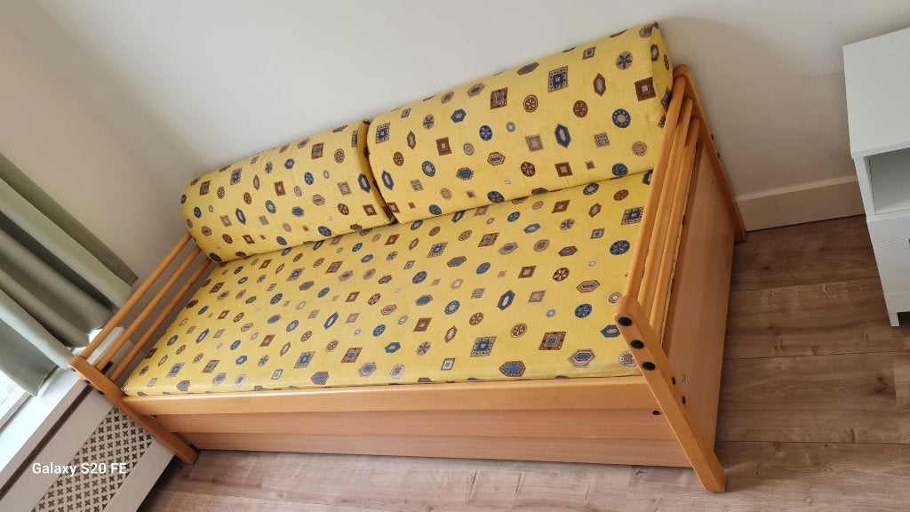 Kinderbed dat meegroeit met de leeftijd, Kinderen en Baby's, Kinderkamer | Bedden, Gebruikt, 70 tot 85 cm, Ophalen of Verzenden