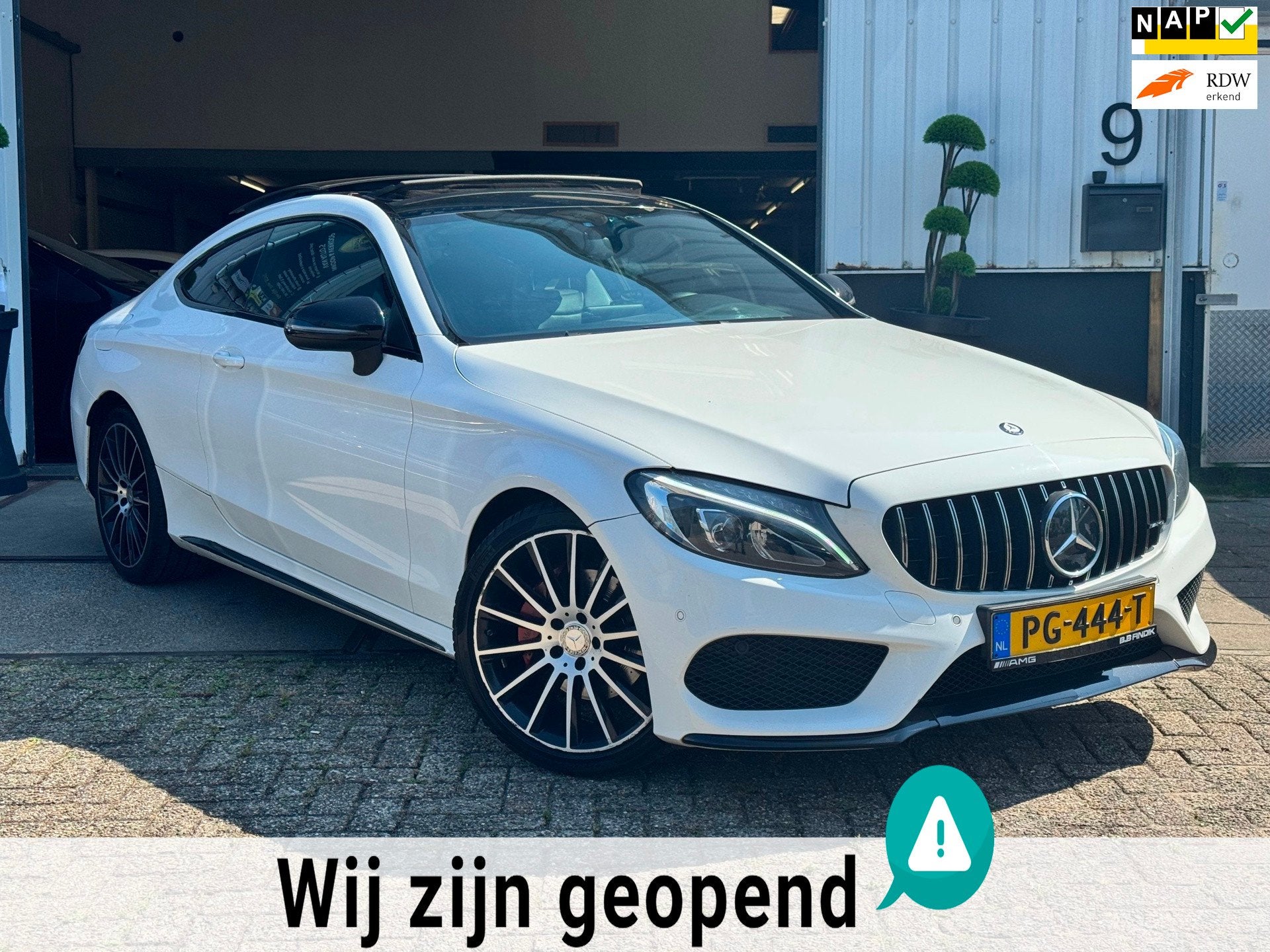 Mercedes-Benz C-klasse Coupé 180 | AMG LINE | PANO | AUTOMA, Auto's, Automaat, Achterwielaandrijving, Euro 6, 4 stoelen