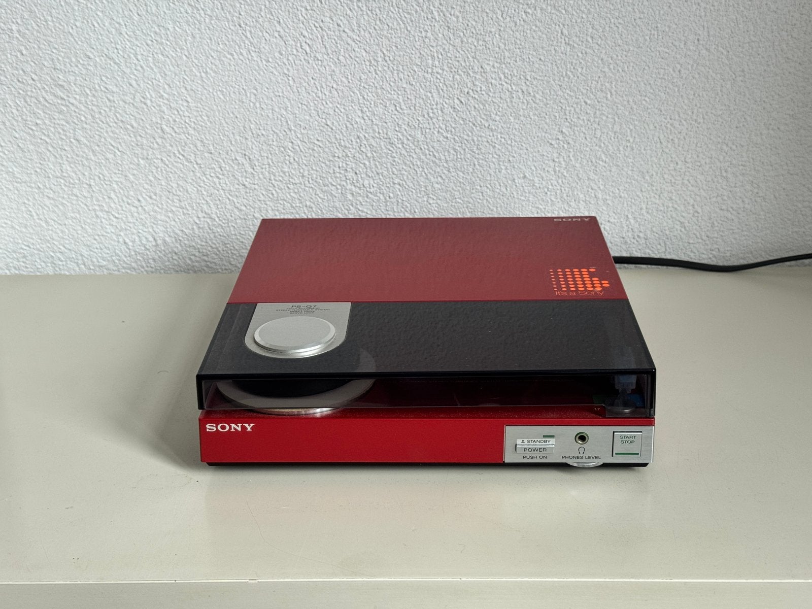 Sony PS-Q7 platenspeler - ZELDZAAM, Ophalen of Verzenden, Zo goed als nieuw, Sony