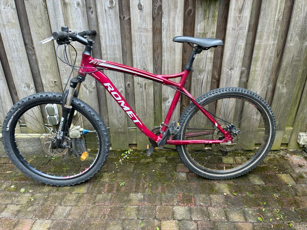 Stoere jongens mountainbike 26 inch, Fietsen en Brommers, Minder dan 45 cm, Ophalen, Zo goed als nieuw, Overige merken