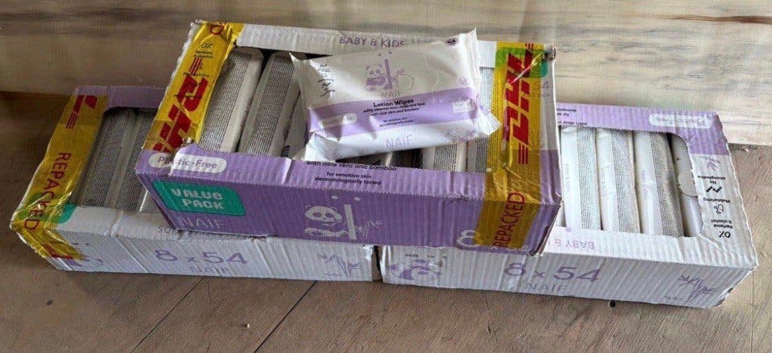 NaÏf lotion doekjes 24x 54 stuks, Ophalen, Nieuw, Overige merken