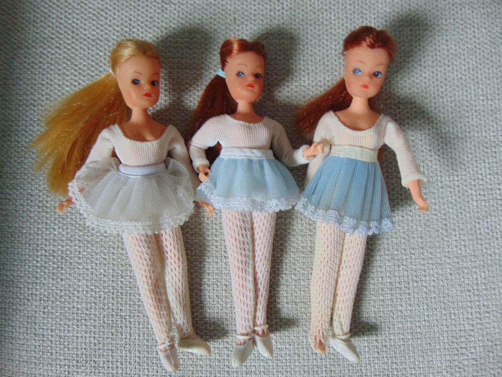 3 kleine mini Sindy popjes Debenhams 'Sarah Louise, Verzamelen, Ophalen of Verzenden, Gebruikt, Pop