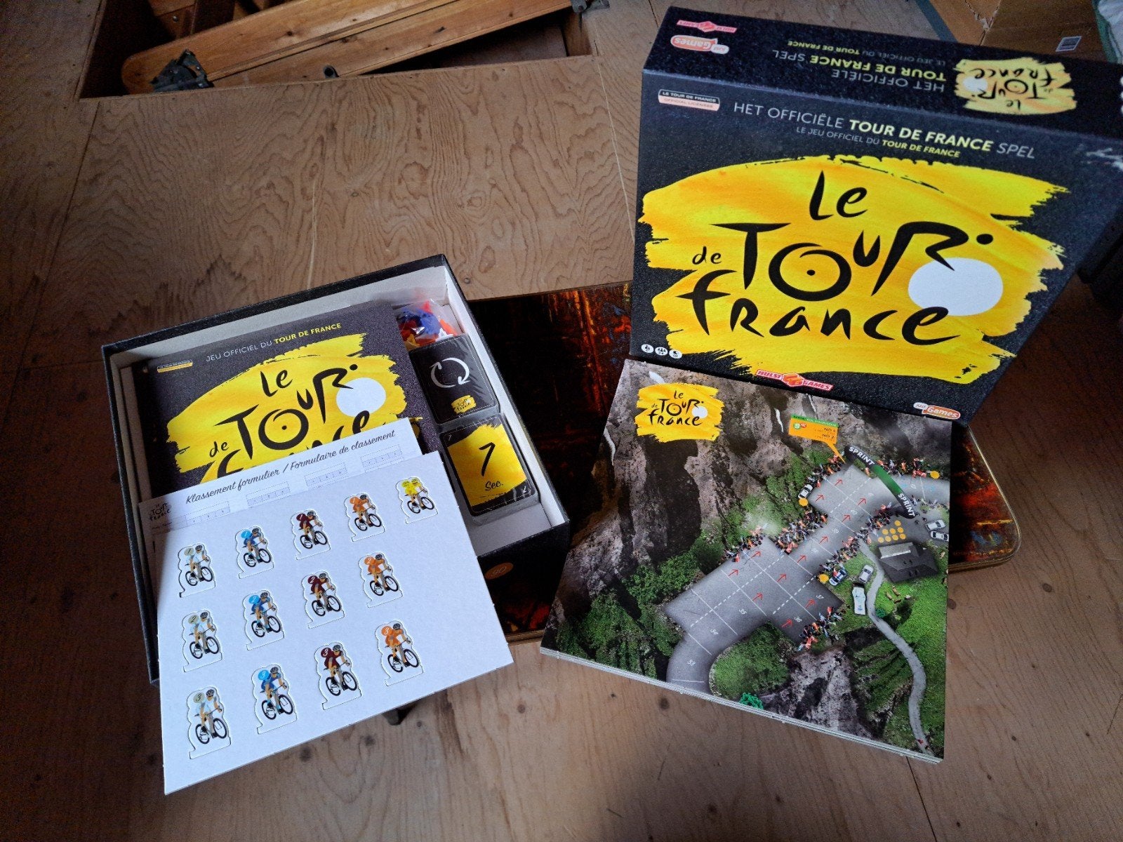 Le Tour de France Bordspel - Het Officiële Spel, Drie of vier spelers, Ophalen of Verzenden, Gebruikt, Jumbo