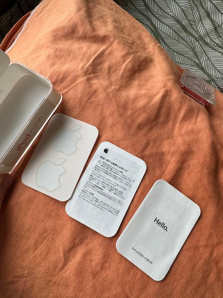 iPod nano 7 doos (alleen doos geen apparaat), Ophalen of Verzenden, Nano, 2 tot 10 GB
