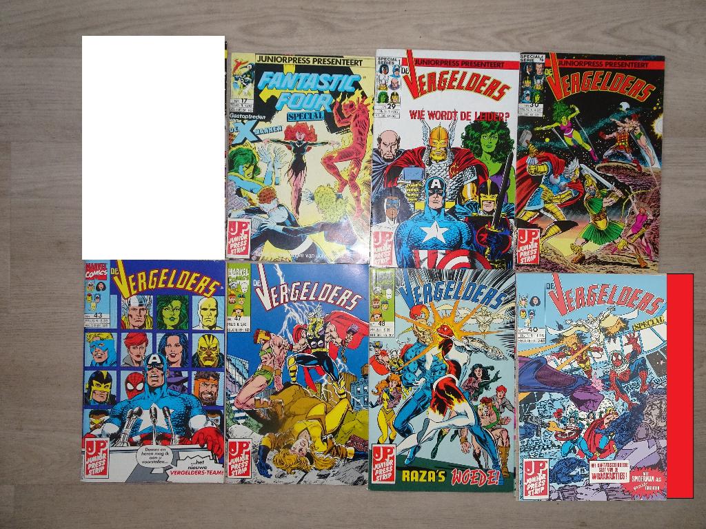 Marvel strips: De Vergelders + Fantastic Four, Boeken, Strips | Comics, Zo goed als nieuw, Meerdere comics, Amerika, Ophalen of Verzenden