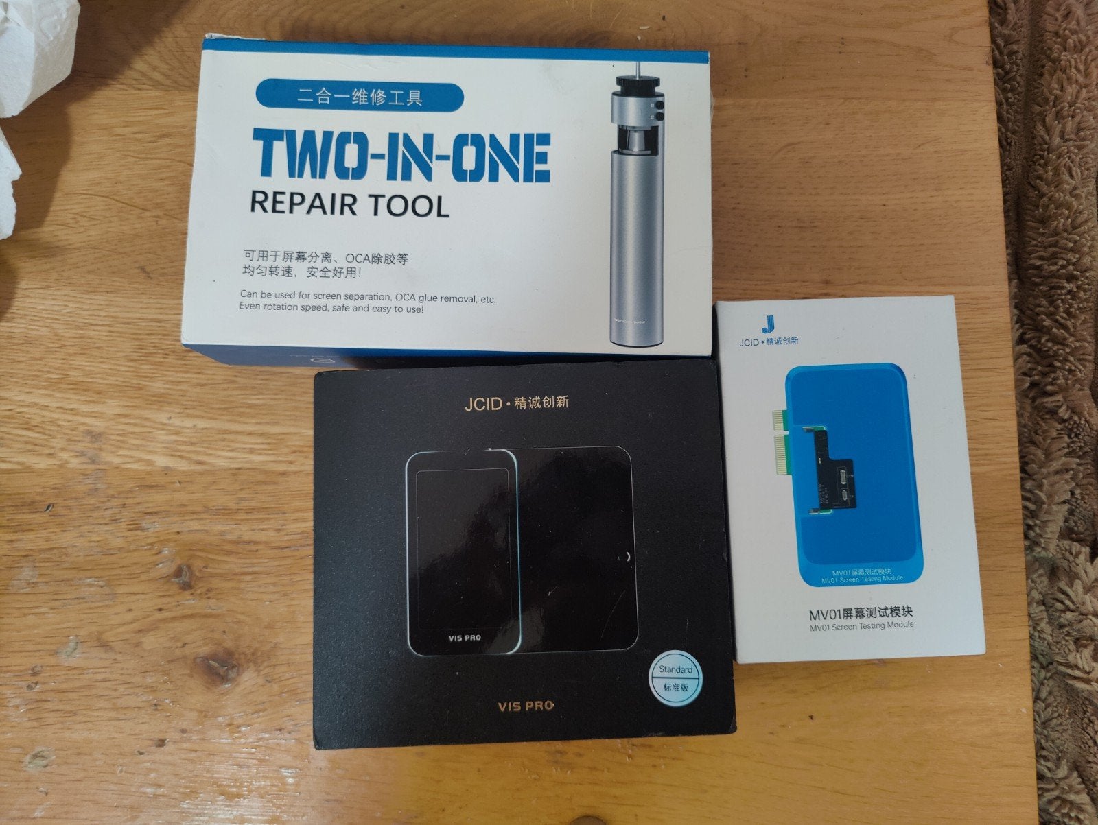 JCID V1S Pro + MV01 Screen Tester + 2-in-1 Repair Tool
Besch, Ophalen of Verzenden, Zo goed als nieuw, 128 GB