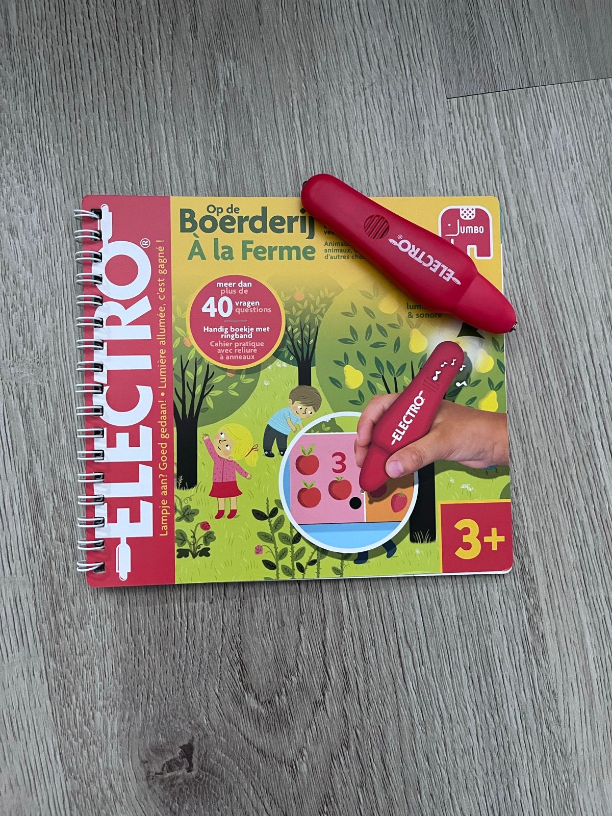 Jumbo Electro Pen Educatieve Spellen (Boerderij, Voertuigen), Ophalen of Verzenden, Zo goed als nieuw, Elektronica, Met licht