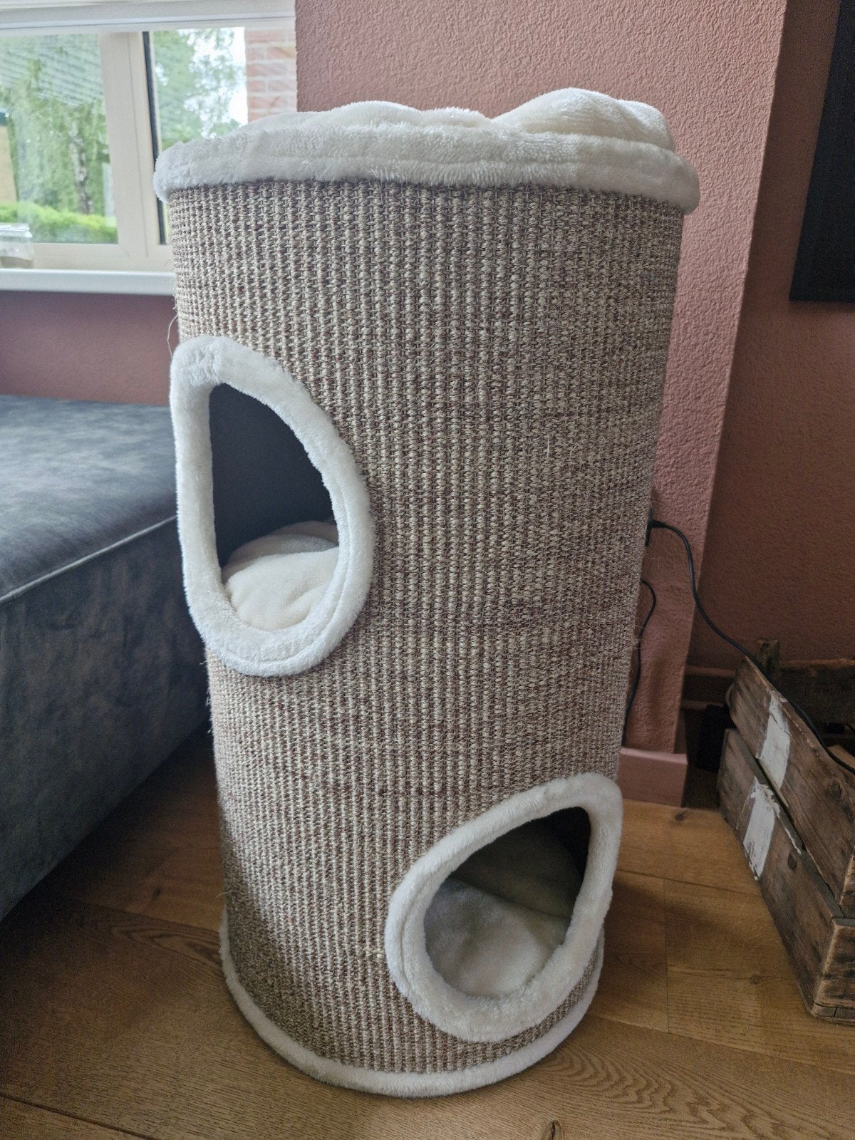 Katten krabpaal, Dieren en Toebehoren, Ophalen, Zo goed als nieuw, Krabpaal