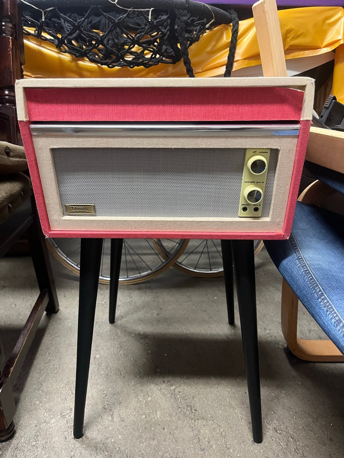Crosley Vintage Platenspeler met statief - Zo goed als nieuw, Ophalen, Zo goed als nieuw, Platenspeler, Overige merken