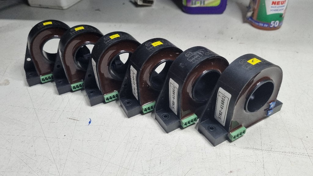 6 st. Hall effect current transformers, Ophalen, Zo goed als nieuw, Elektriciteit