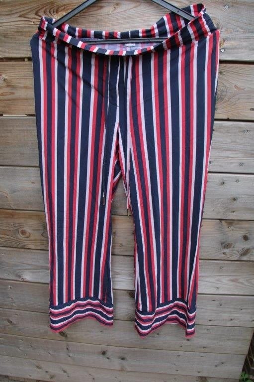 Tregging donkerblauw/ rood/ wit Jane Lushka mt M Vaste AANBI, Maat 38/40 (M), Ophalen of Verzenden, Zo goed als nieuw, Jane Lushka