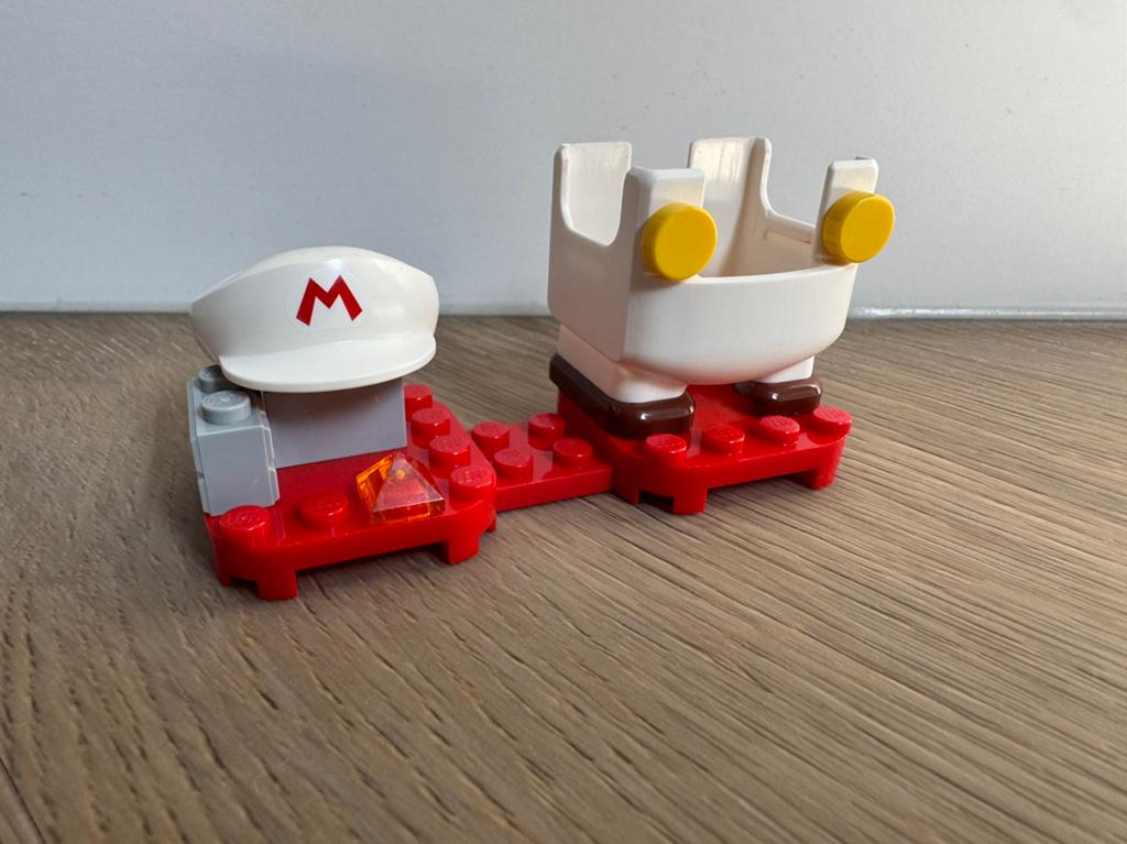 100% compleet Lego 71370 Fire Mario power-up pack, Lego, Ophalen of Verzenden, Zo goed als nieuw, Compleet