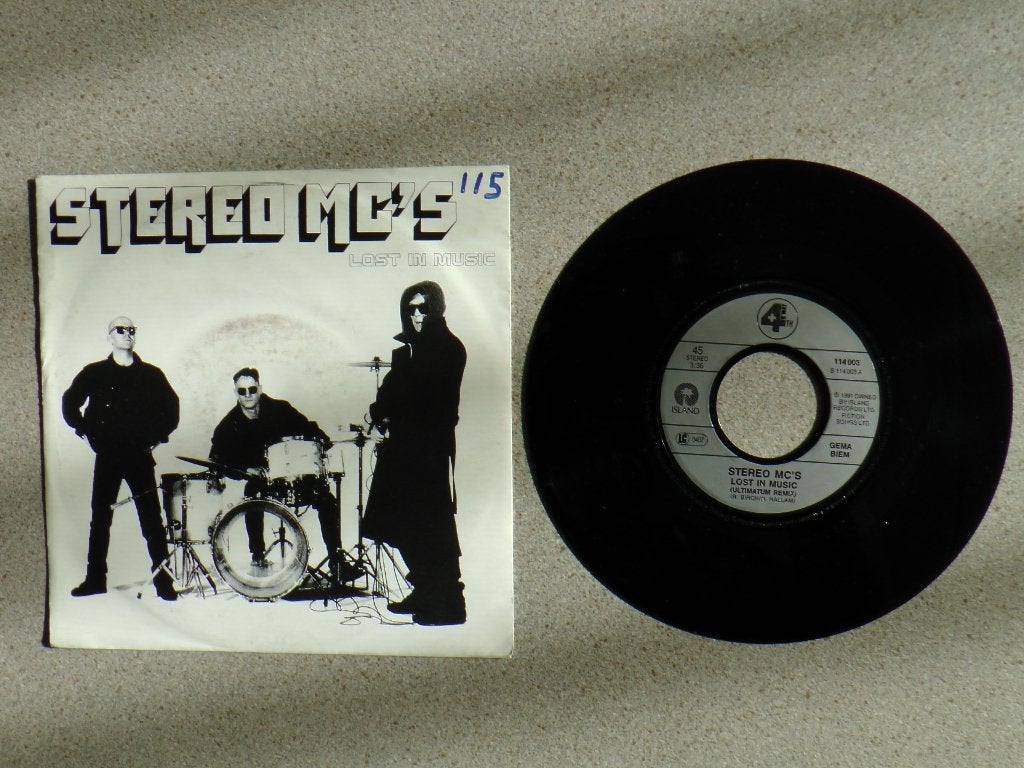 Stereo MC's - Lost in Music VINYL SINGLE, Gebruikt, 7 inch, Pop, Fotohoes