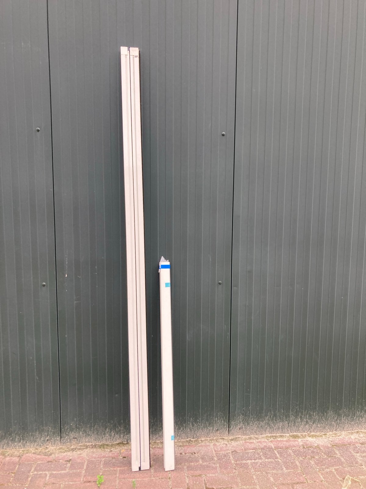 Nieuwe Luxaflex plissé hordeur 130x263cm RAL 9001, Ophalen, Hordeur, Nieuw, 120 cm of meer