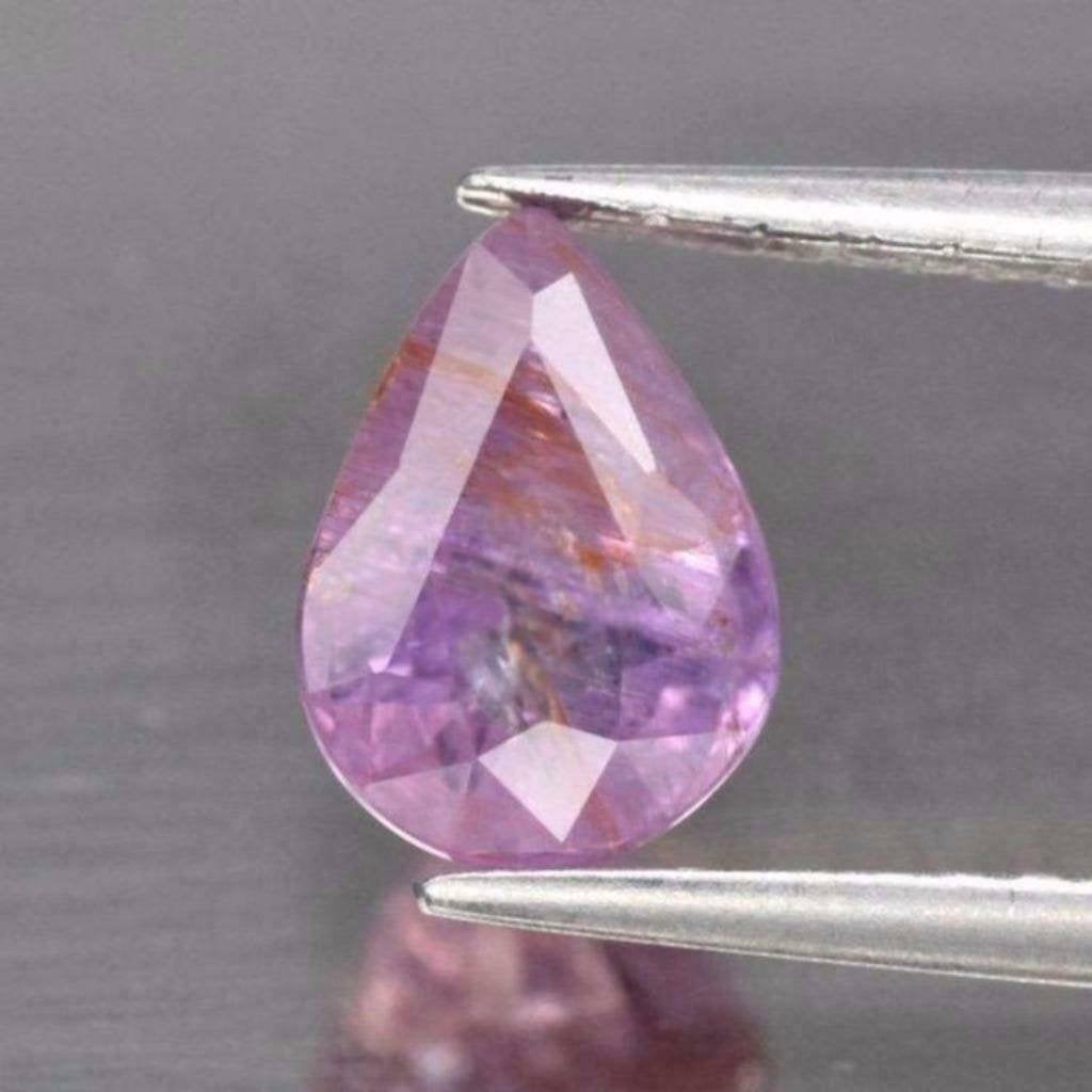 Drie color Onbehandelde pink-paars -oranje Saffier 1,52 ct, Ophalen of Verzenden, Nieuw