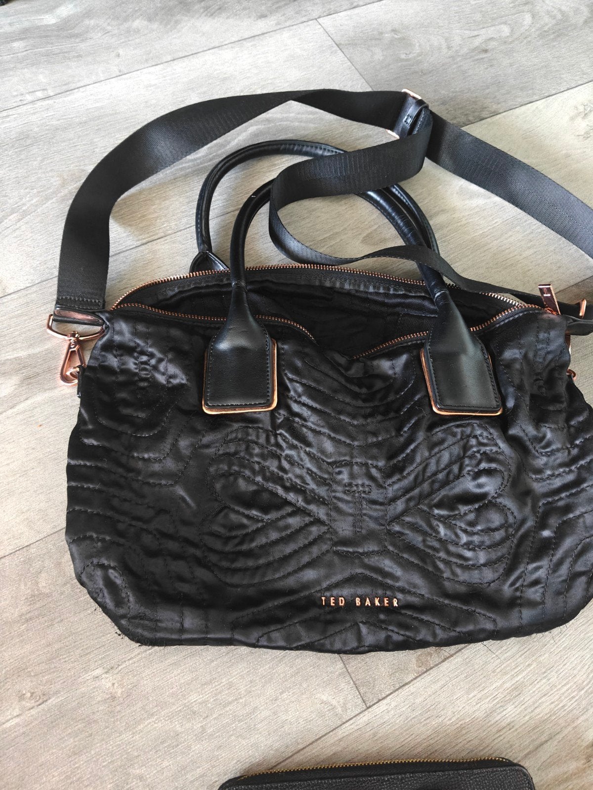 Ted Baker, Sieraden, Tassen en Uiterlijk, Tassen | Damestassen, Ophalen, Gebruikt, Zwart, Handtas