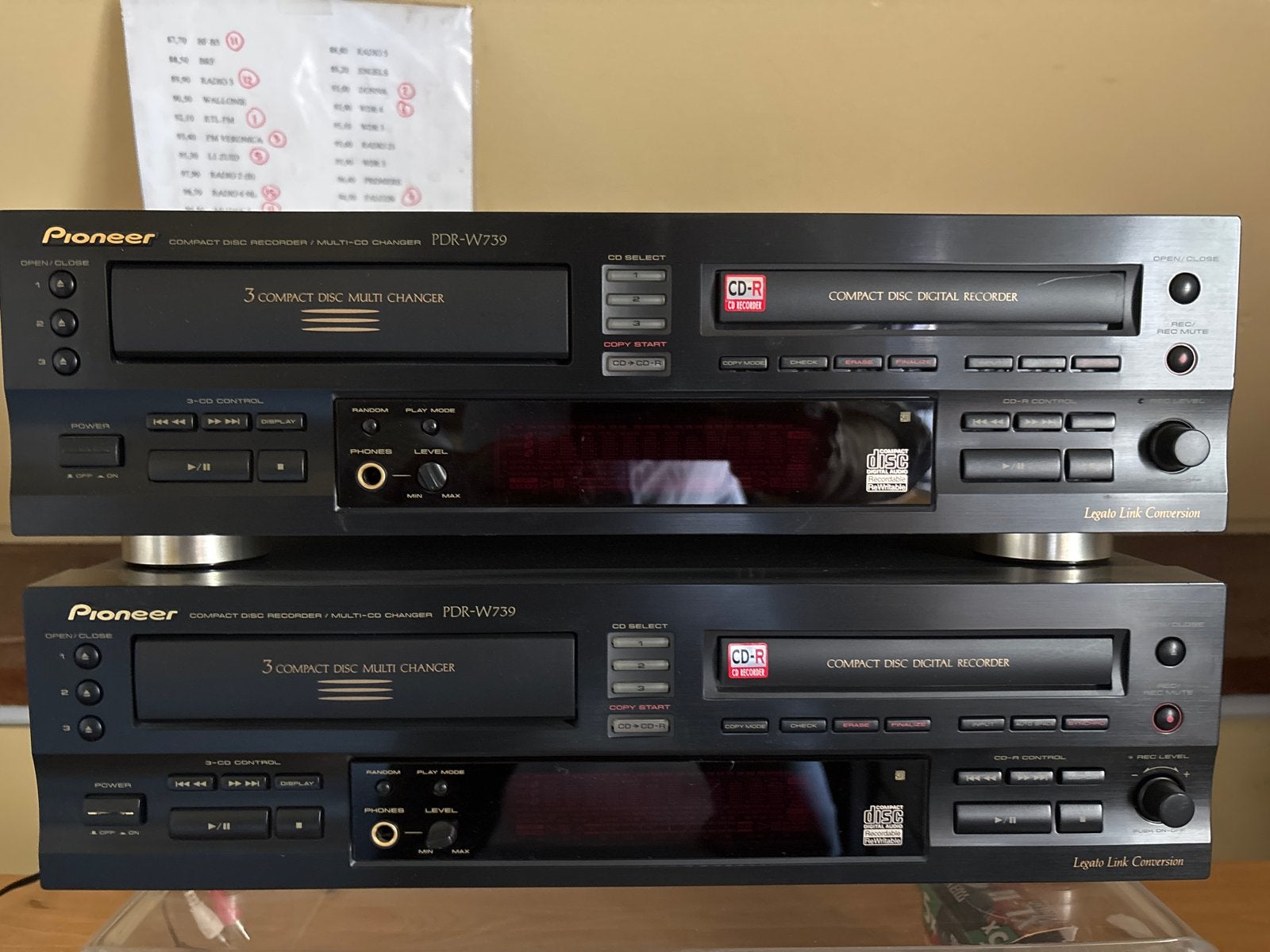 Pioneer PDR-W739 CD-recorder/wisselaar - Zeldzaam!, Audio, Tv en Foto, Cd-spelers, Ophalen, Gebruikt, Pioneer, Wisselaar