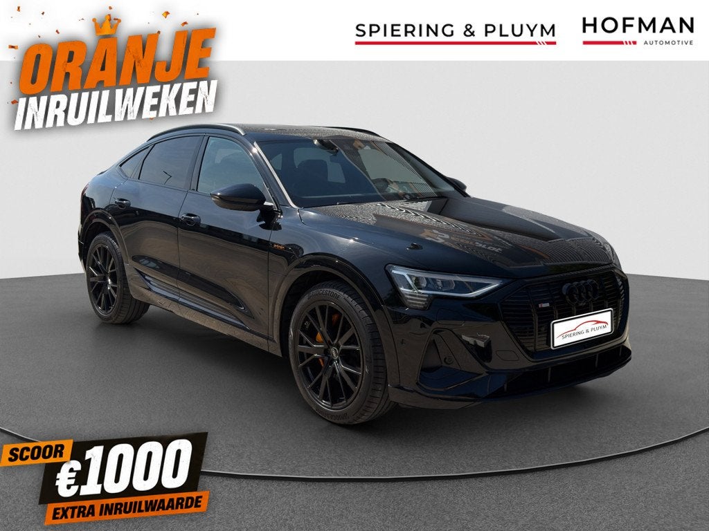 Audi e-tron Sportback 55 quattro S edition 95 kWh | Pano | B, Auto's, Automaat, Gebruikt, Leder, Vierwielaandrijving
