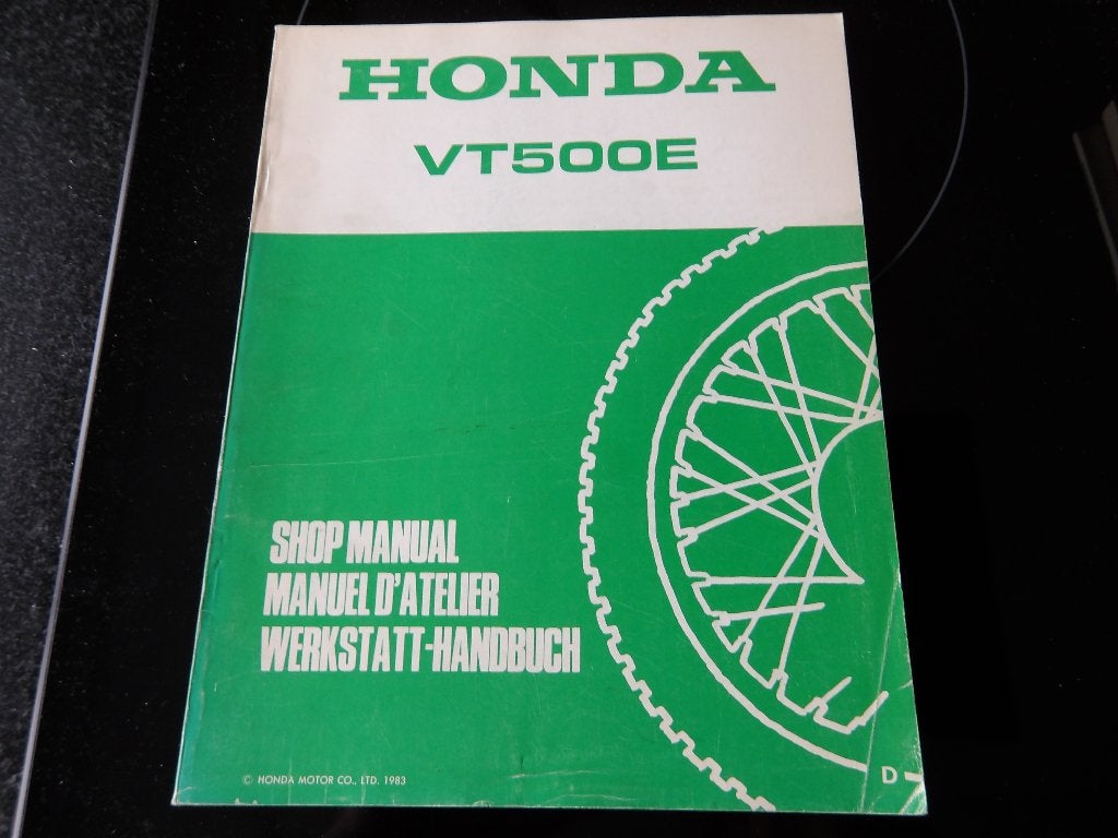 Honda VT500E Werkplaatshandboek - Origineel 1983, Verzenden, Honda