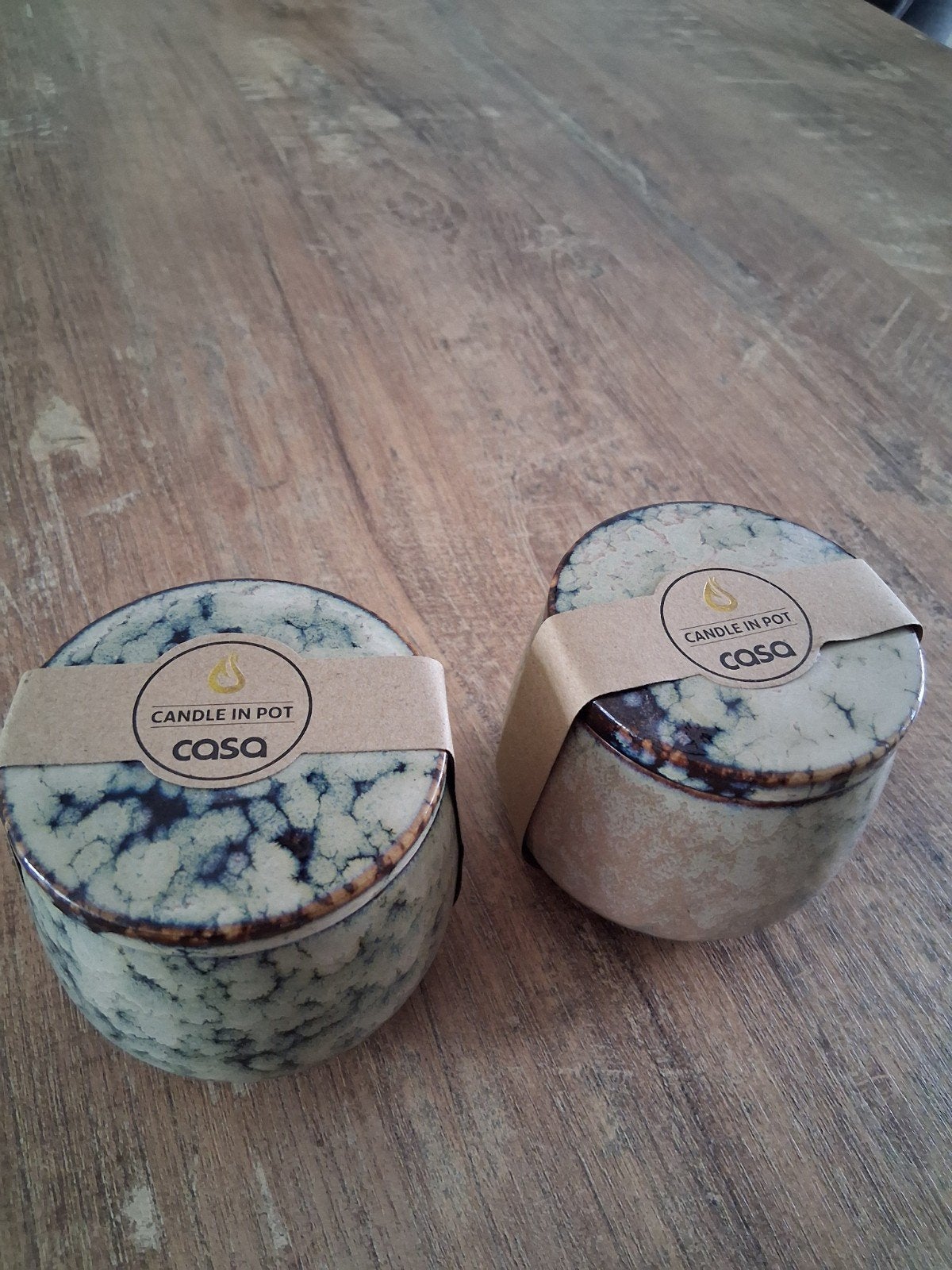 Candle in Pot ( nieuw), Ophalen, Nieuw, Steen/keramiek