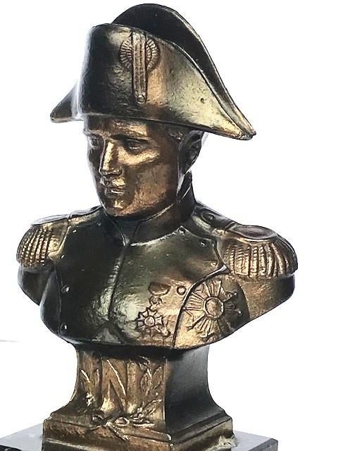Napoleon Brons buste op marmeren sokkel✨😎💑🤗👌, Antiek en Kunst, Antiek | Koper en Brons, Ophalen of Verzenden, Brons