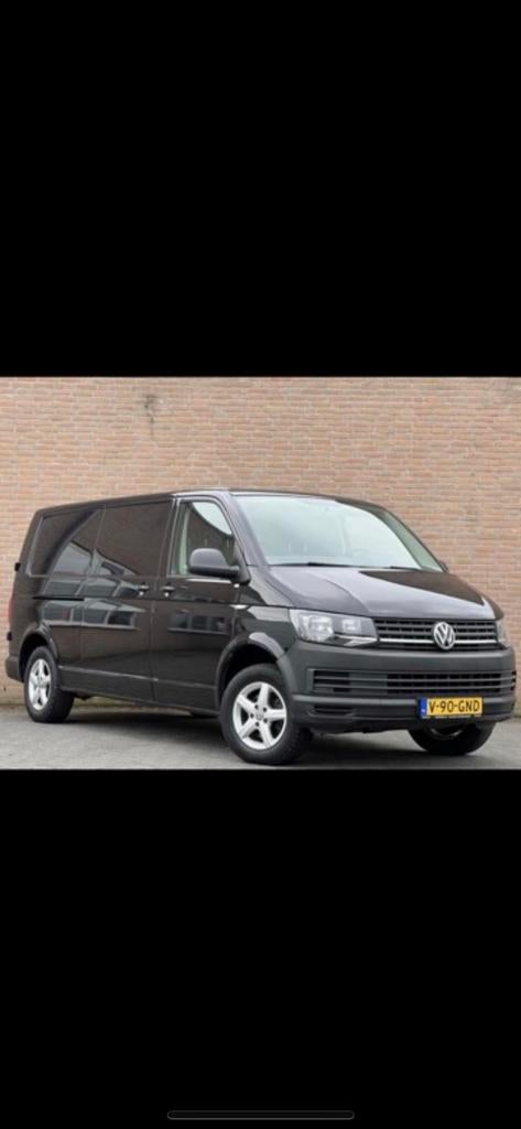 Volkswagen Transporter 2.0 TDI 75KW 2016 Zwart, Auto's, Voorwielaandrijving, 4 cilinders, Volkswagen, Zwart
