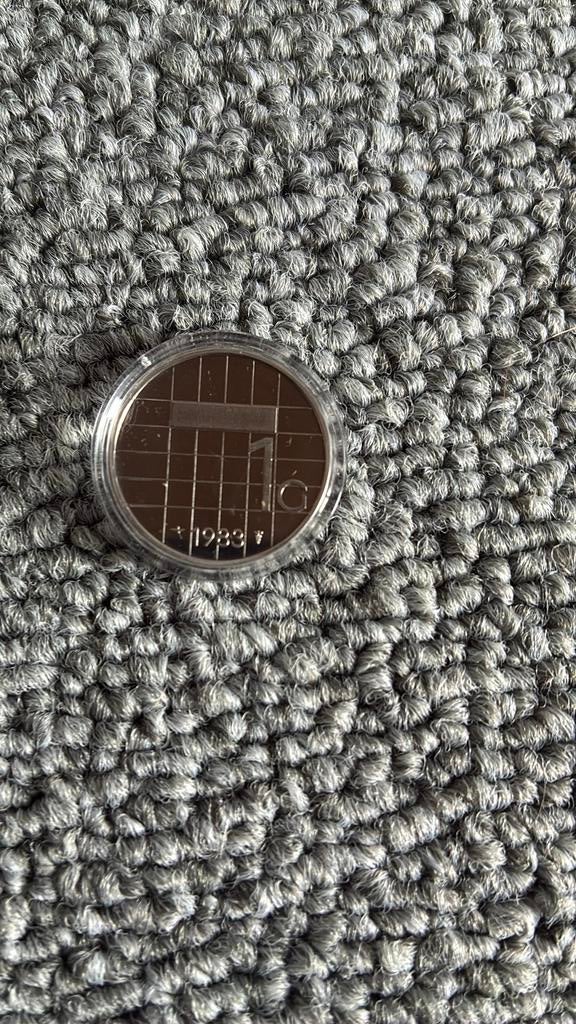 1 gulden 1983 proof in muntcap, Ophalen of Verzenden, Koningin Beatrix