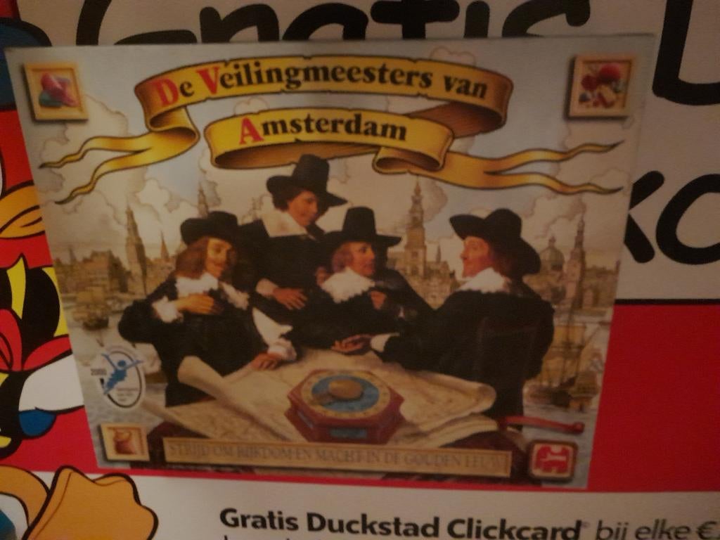 De veilingmeesters van Amsterdam, Hobby en Vrije tijd, Gezelschapsspellen | Bordspellen, Ophalen of Verzenden, Gebruikt