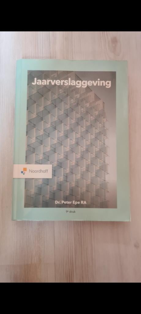 Jaarverslaggeving - Dr. Peter Epe RA, Dr. Peter Epe RA, Nieuw, Alpha, HBO