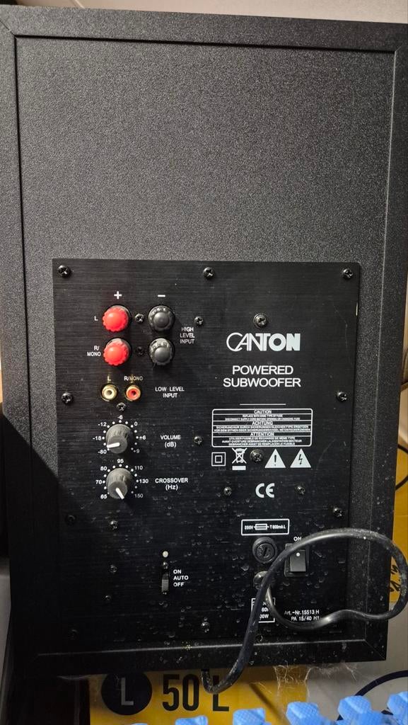 Canton Movie 365 5.1 Speakerset, Overige merken, Gebruikt, 70 watt of meer, Ophalen of Verzenden